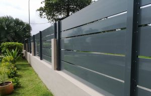 cloture aluminium anthracite menuiserie aluminium