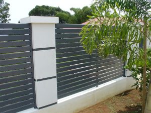 cloture aluminium anthracite menuiserie aluminium