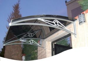 auvent aluminium bois protection brise soleil intemperies